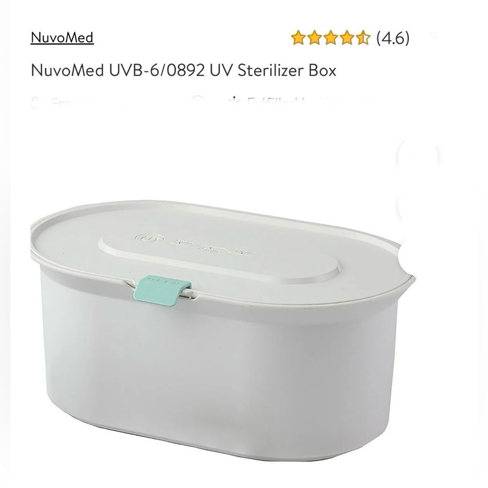 NWT 10 NuvoMed UVB-6/0892 UV Sterilizer Box - Picture 5 of 6